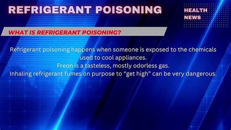 refrigerant poisoning|Refrigerant Poisoning: Symptoms, Treatments, and。